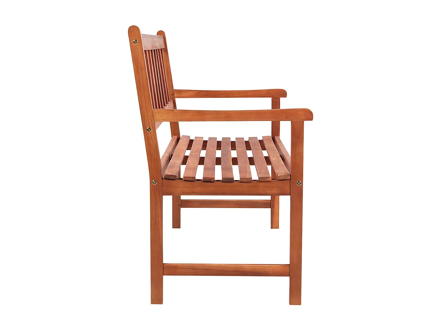 Banc de jardin avec coussin 120 cm Bois d'acacia massif