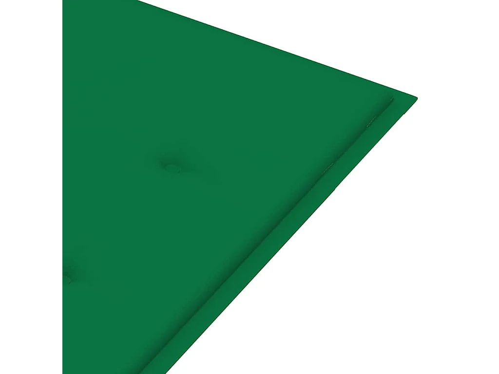 Banc de jardin avec coussin 120 cm Bois d'acacia massif