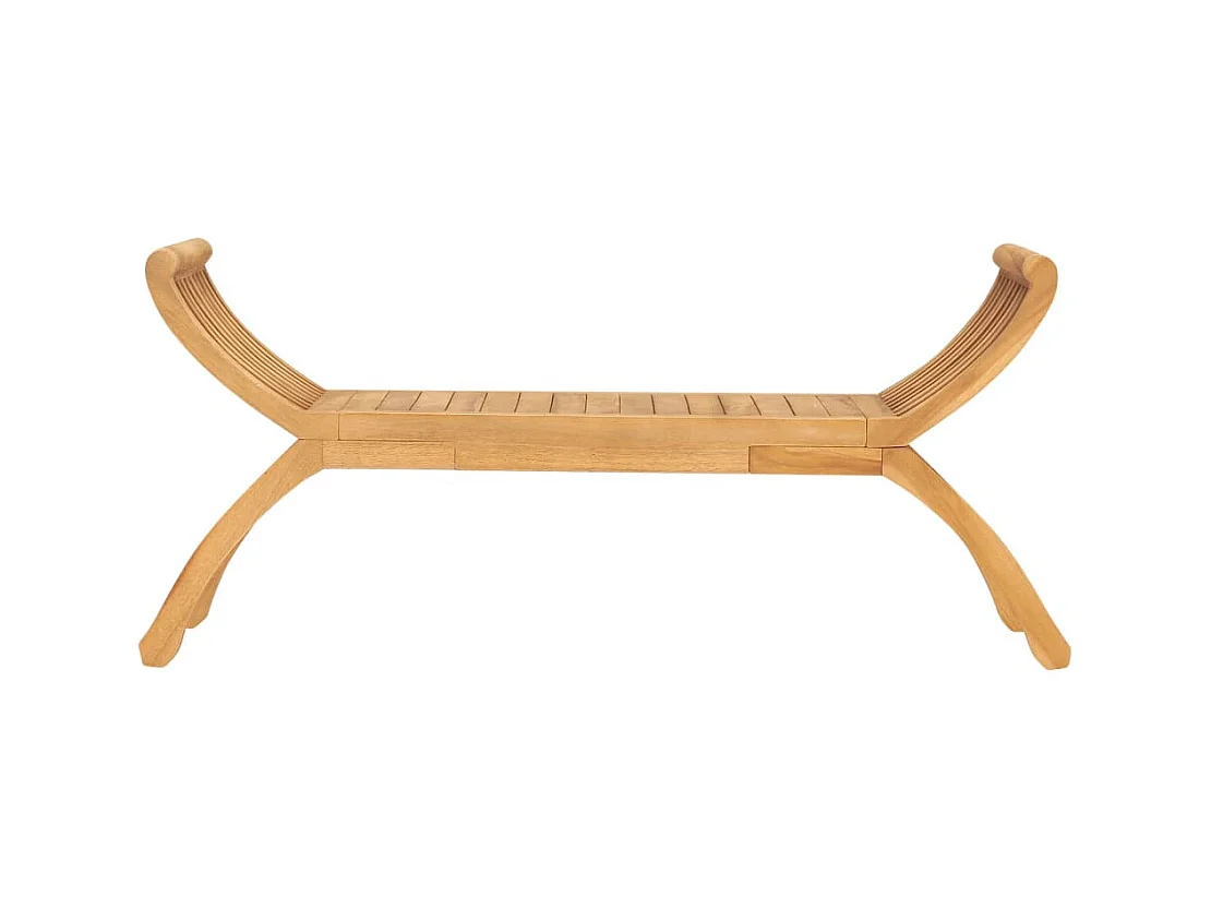Banc de jardin 120 cm Bois de teck solide