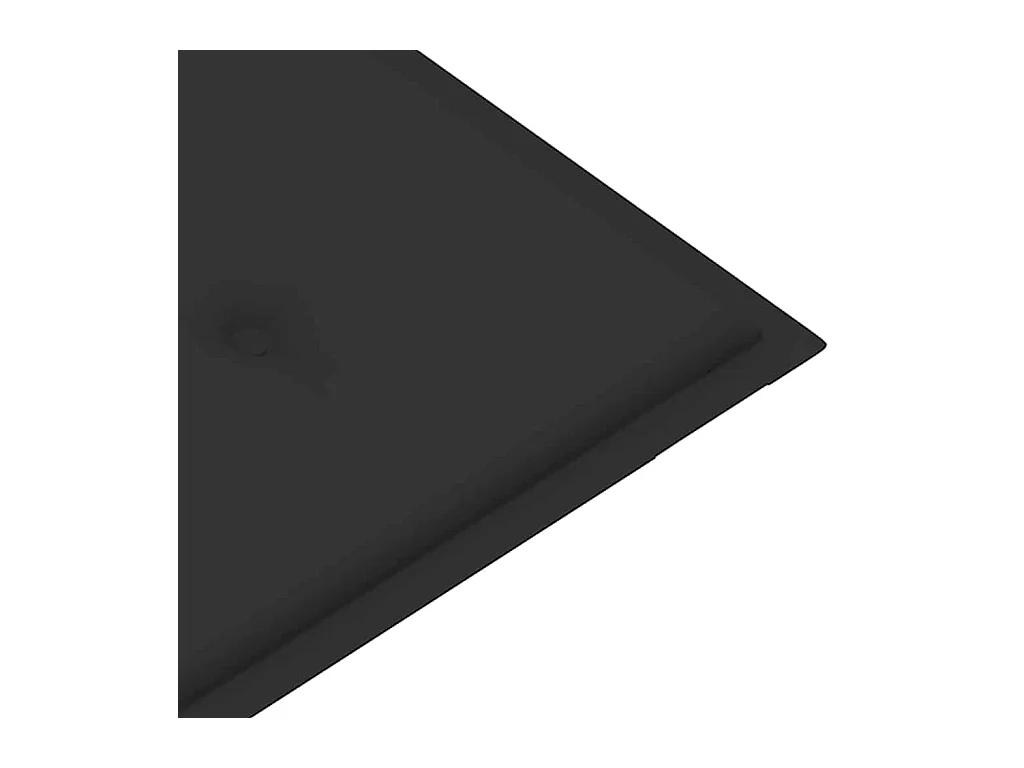 Banco de jardín plegable con cojín bambú 118 cm