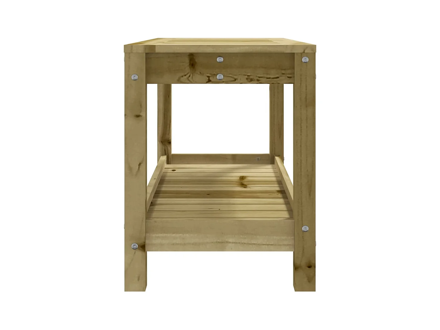 Banc de jardin 82,5x35x45 cm bois de pin imprégné