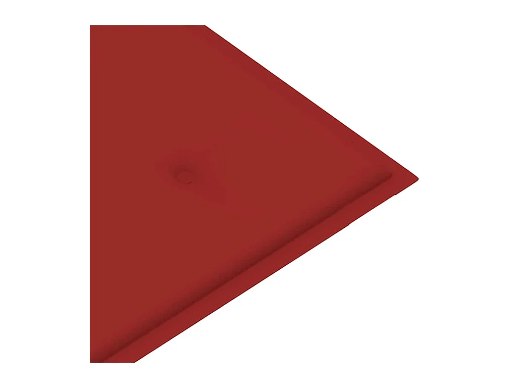 Banc de jardin pliable avec coussin 118 cm Bambou