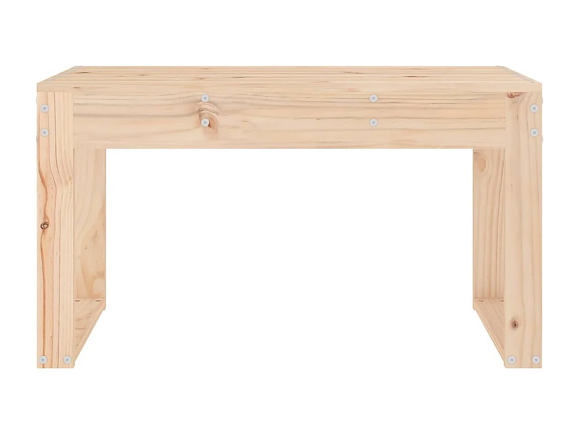 Banc de jardin 80x38x45 cm bois massif de pin