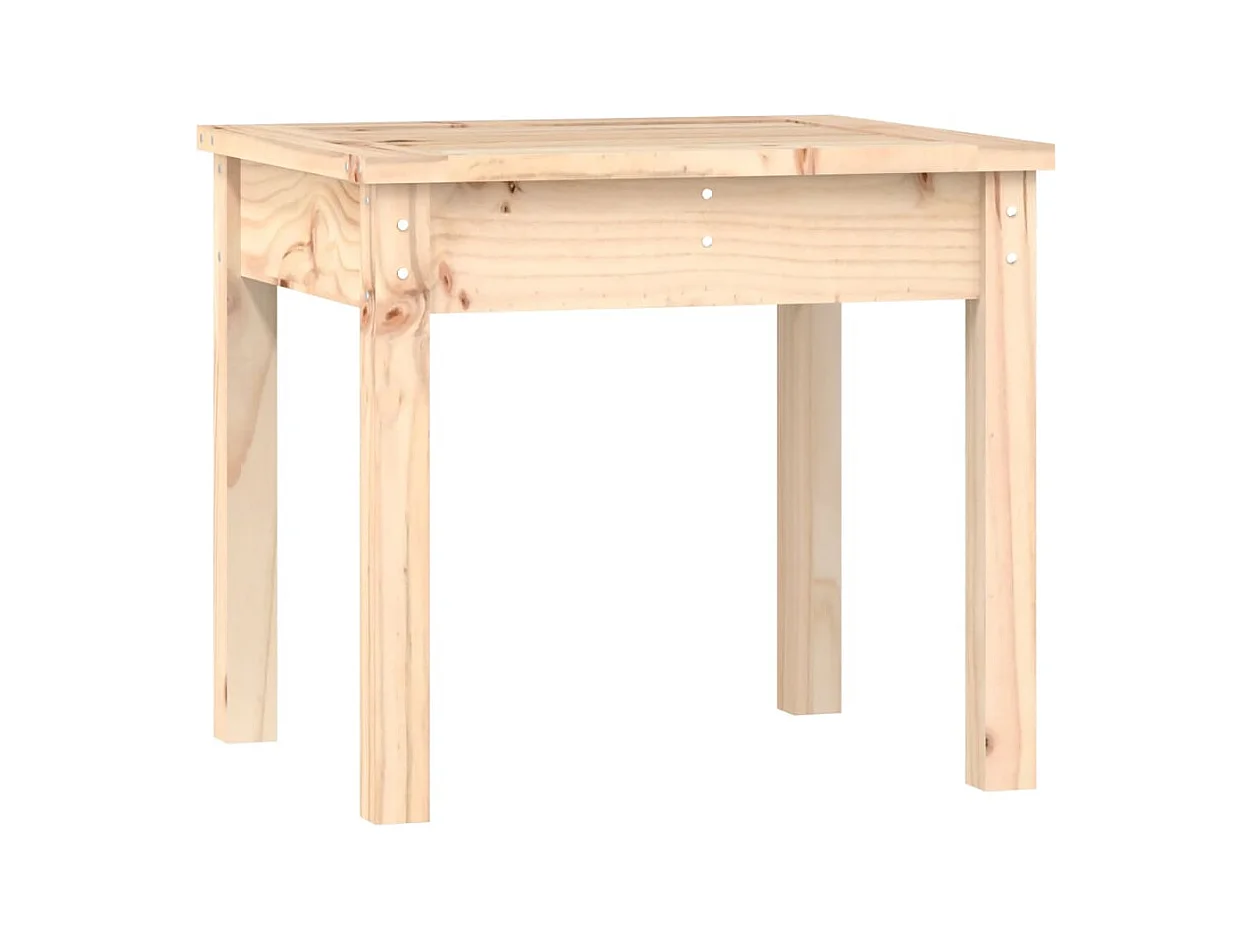 Banc de jardin 50x44x45 cm bois massif de pin
