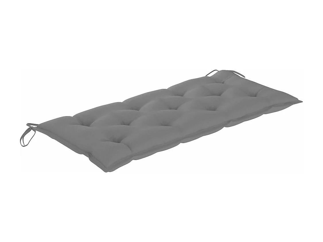 Tuinbank met kussen 120 cm bamboe