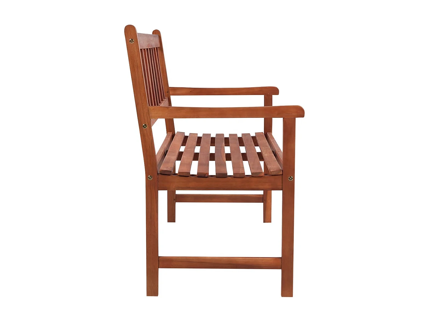 Banc de jardin avec coussin 120 cm Bois d'acacia massif