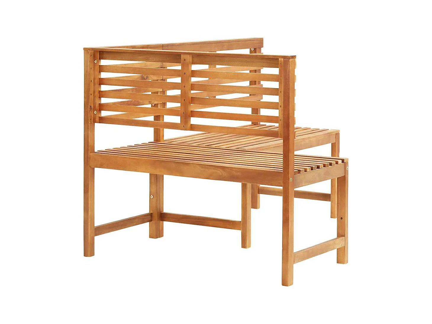 Tuinhoekbank 140 cm massief acaciahout