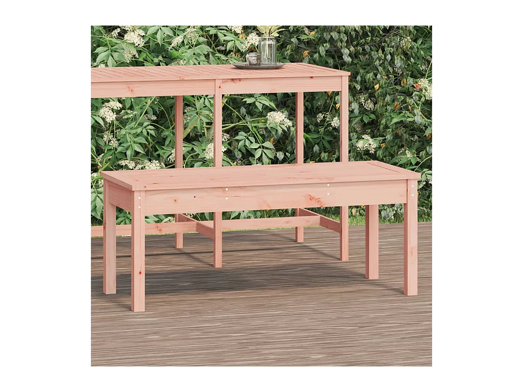 Banc de jardin 109x44x45 cm bois massif de douglas
