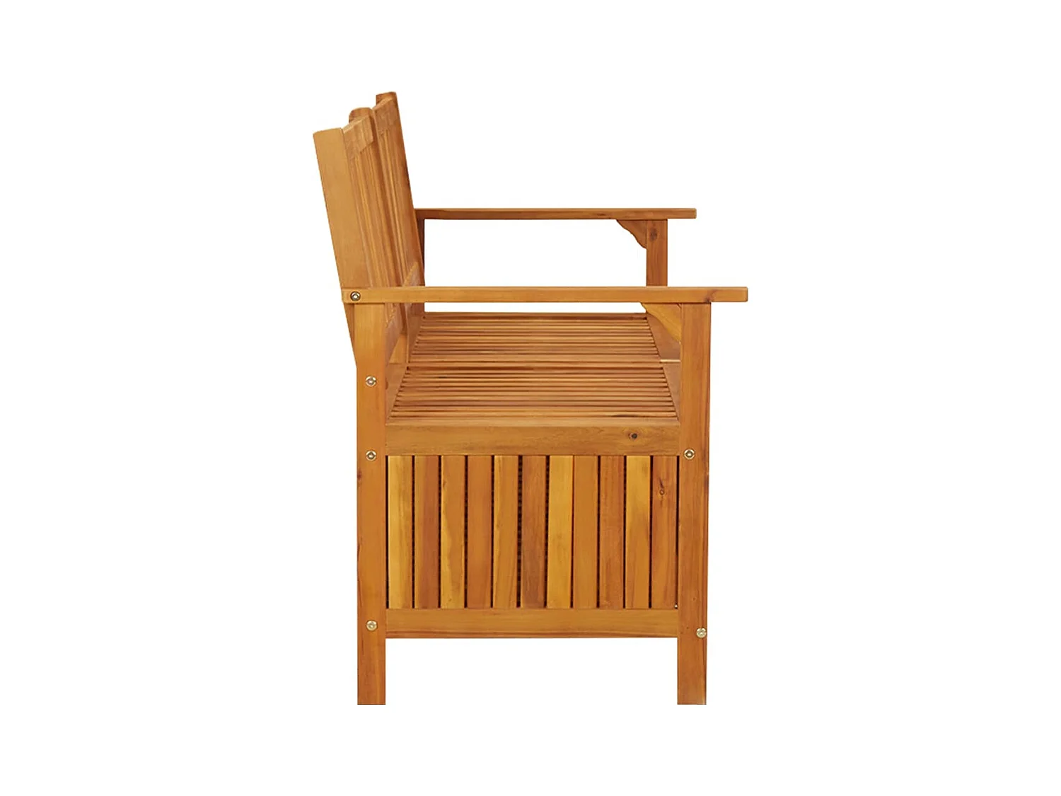Banc de rangement 148 cm Bois d'acacia solide