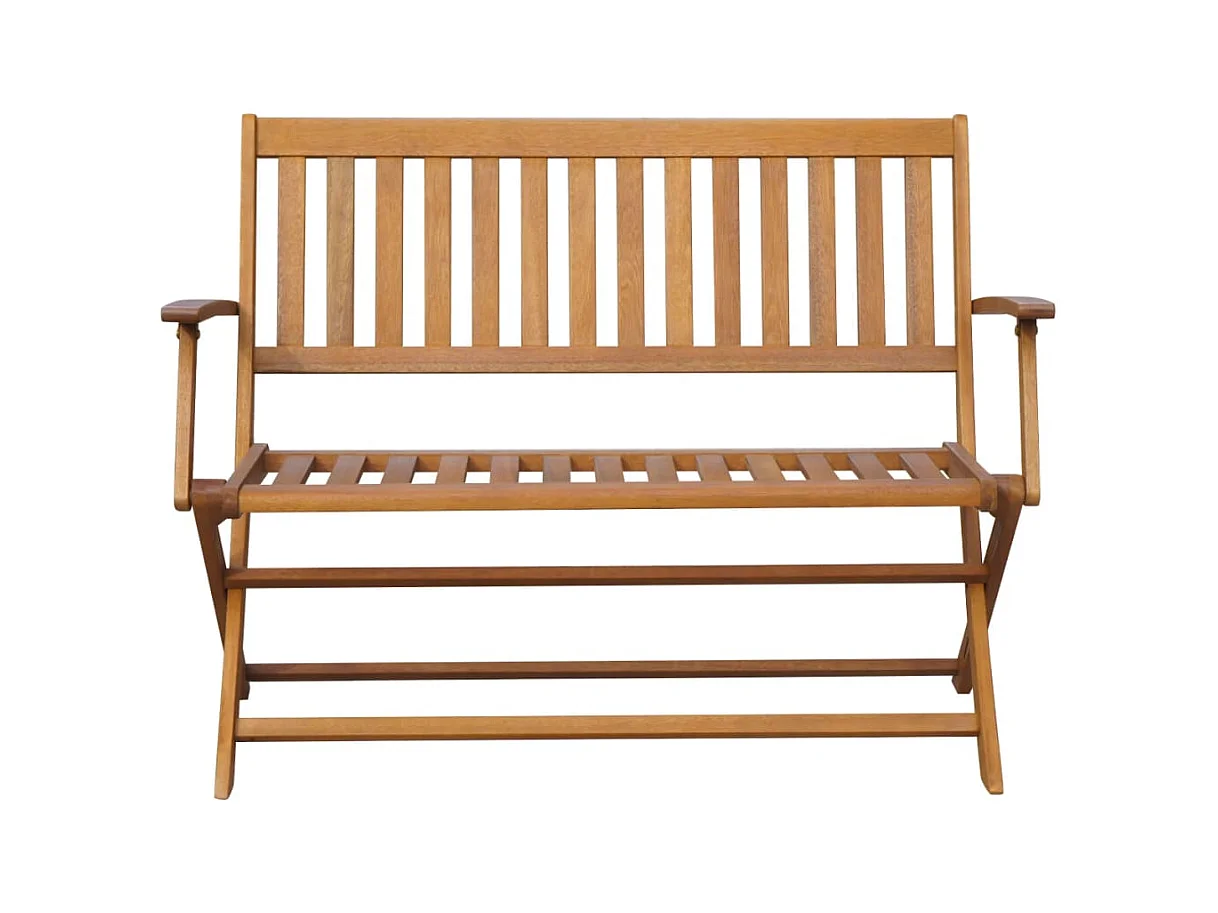 Banc de jardin 120 cm Bois d'acacia solide