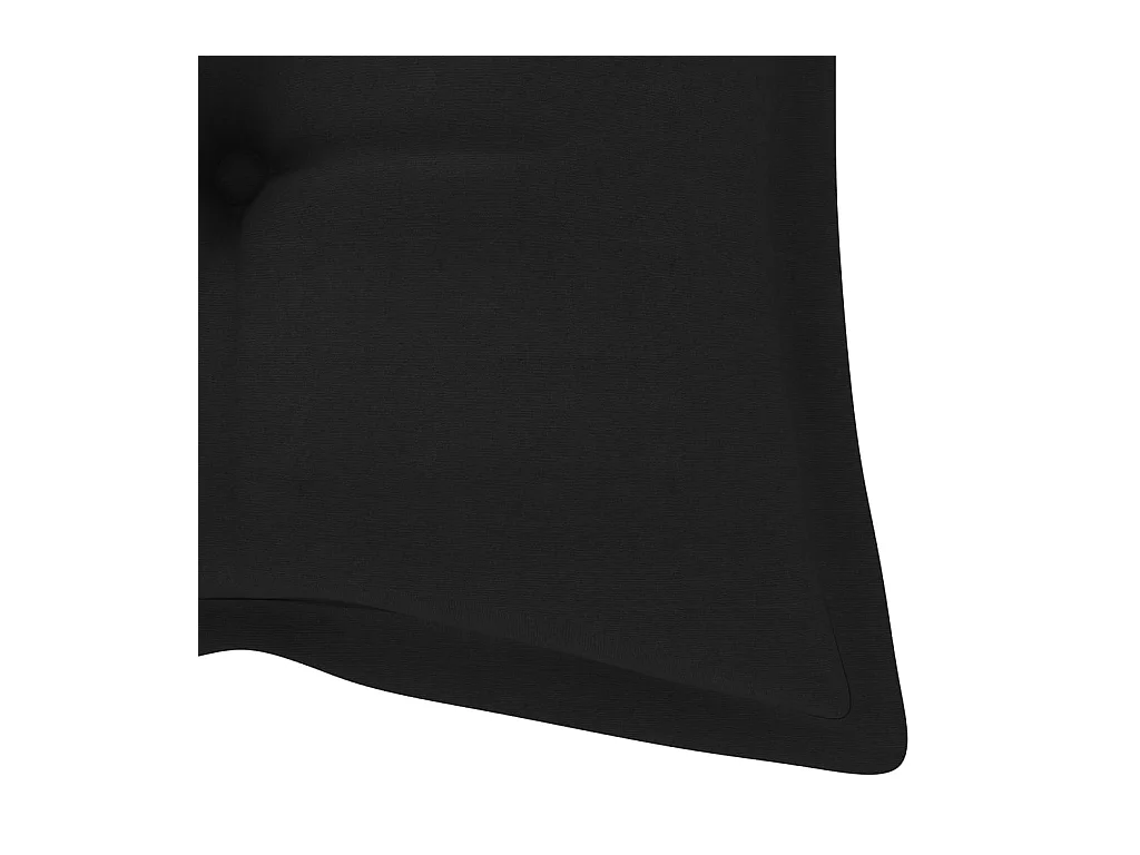 Tuinbank inklapbaar met kussen 118 cm bamboe