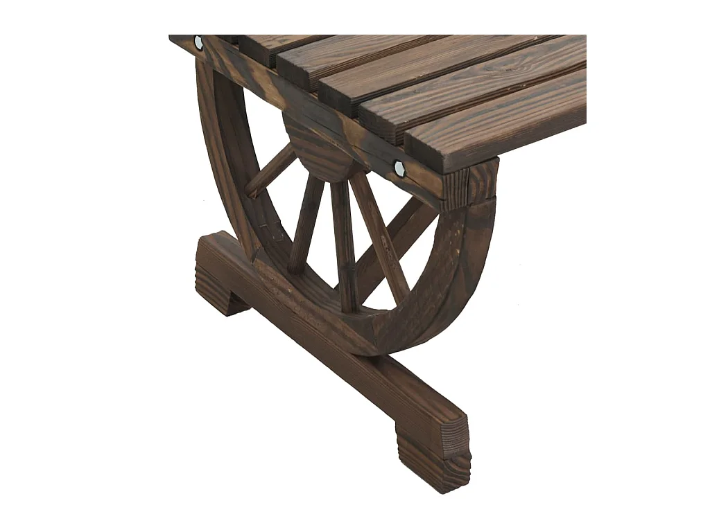 Banc de jardin 2 places bois de sapin massif