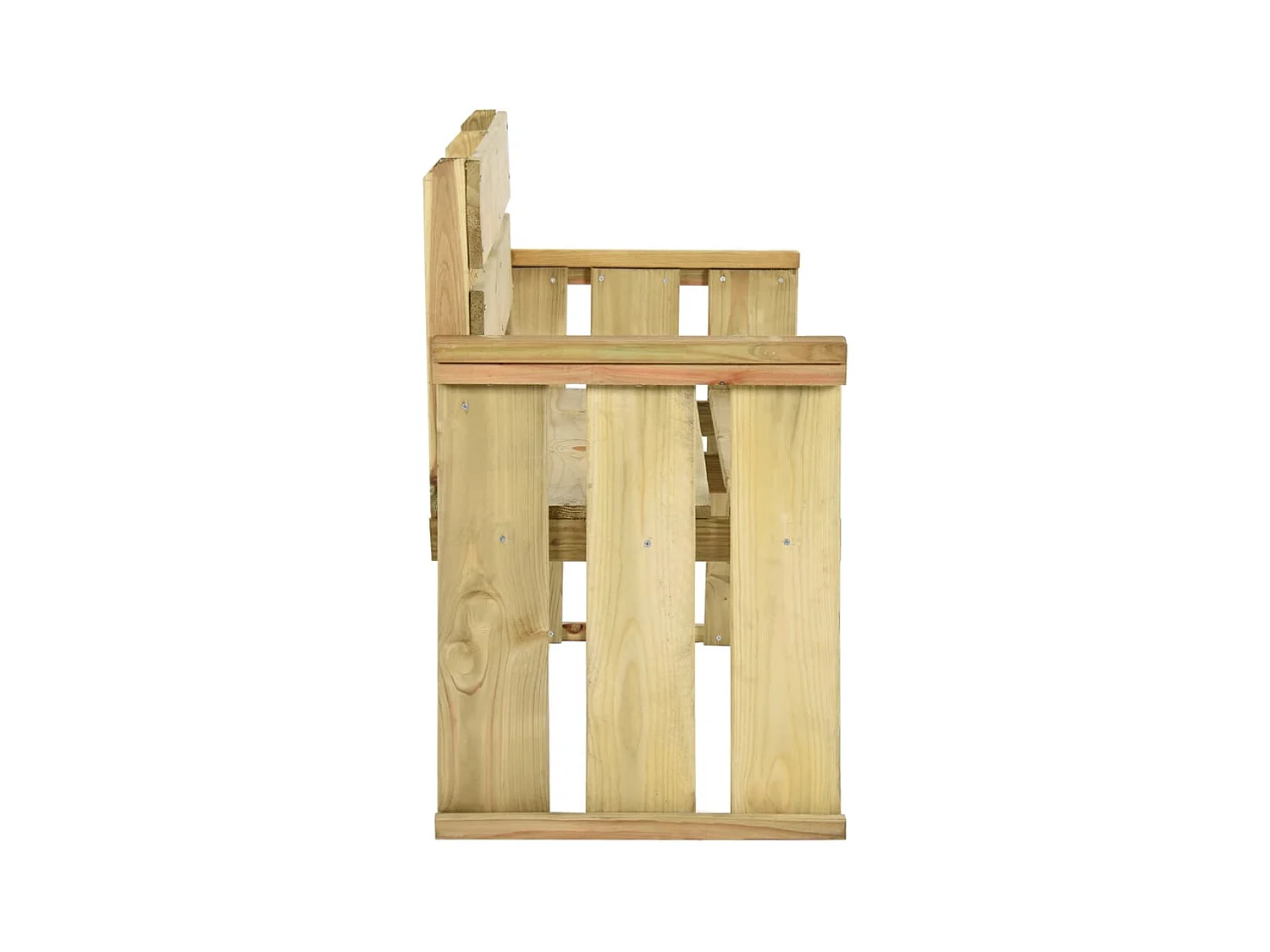 Banc de jardin 121 cm Bois de pin imprégné