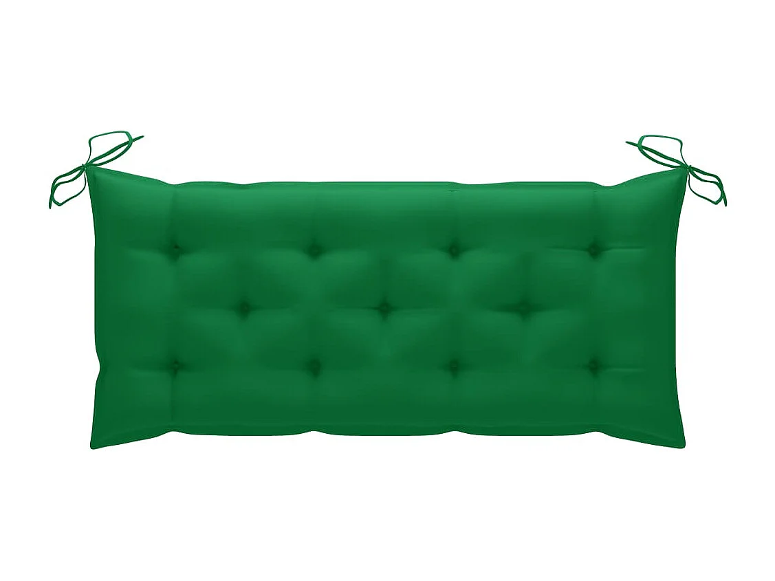 Tuinbank met kussen 120 cm bamboe