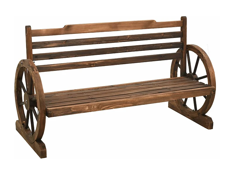 Banc de jardin 112 cm Bois de sapin massif