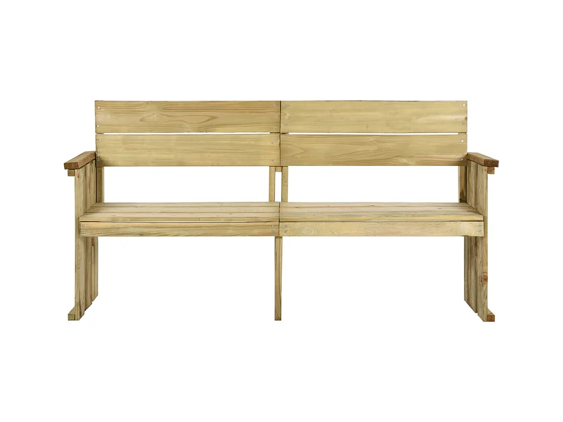 Banc de jardin 172 cm Bois de pin imprégné