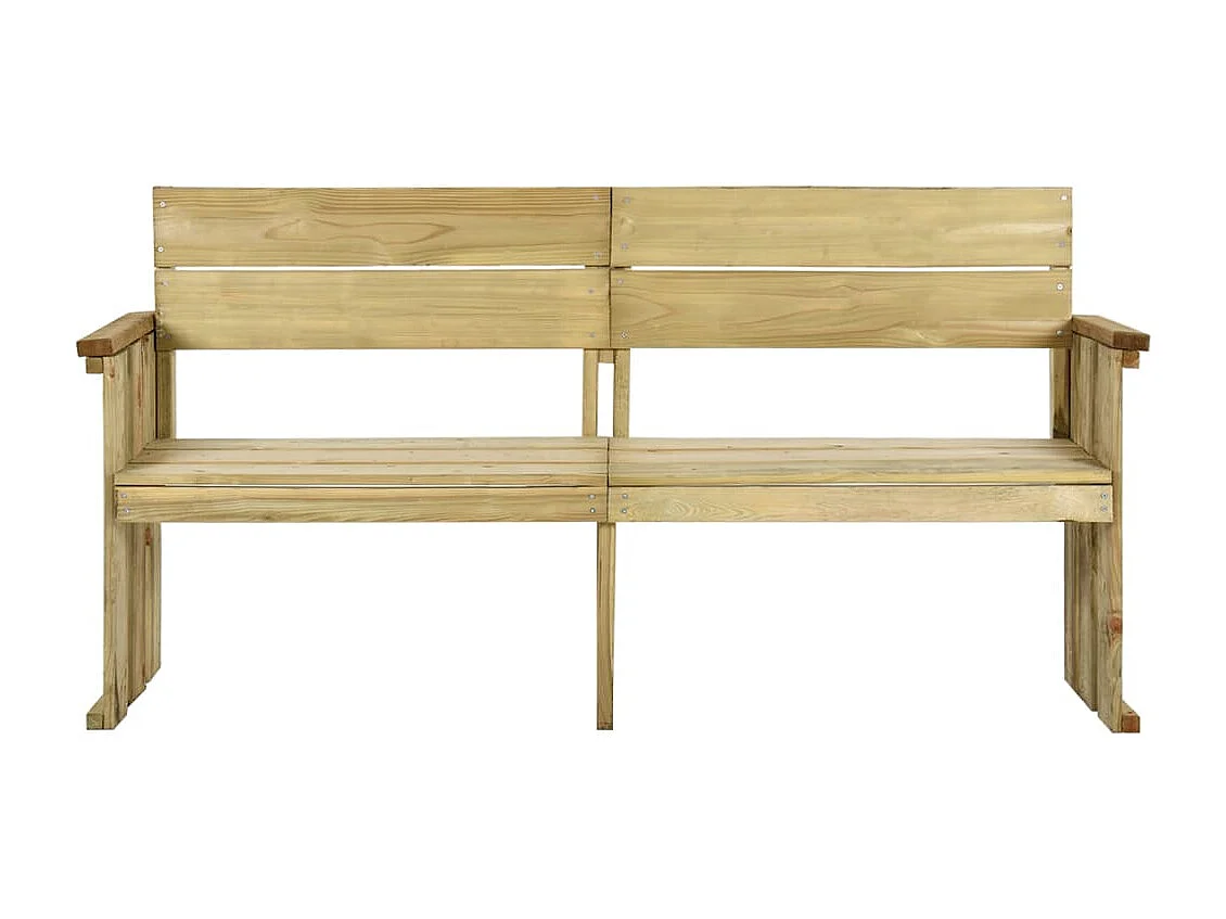 Banc de jardin 172 cm Bois de pin imprégné