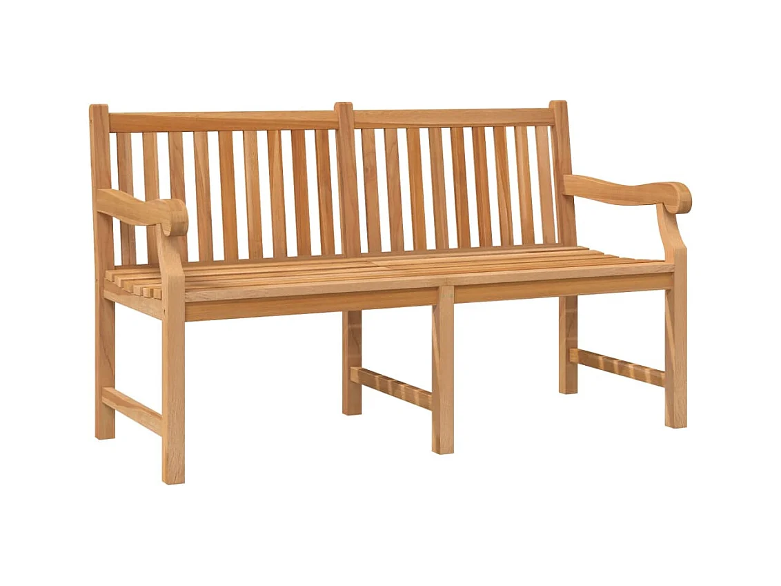 Banc de jardin 150 cm Bois de teck massif