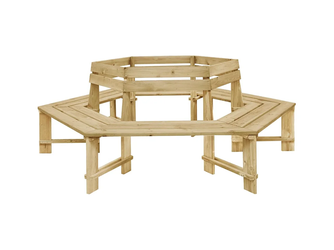 Banc de jardin 240 cm Bois de pin imprégné