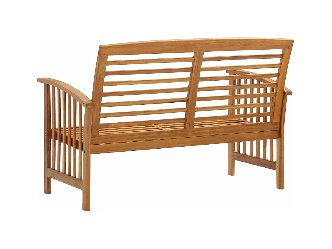 Banc de jardin 119 cm Bois d'acacia solide