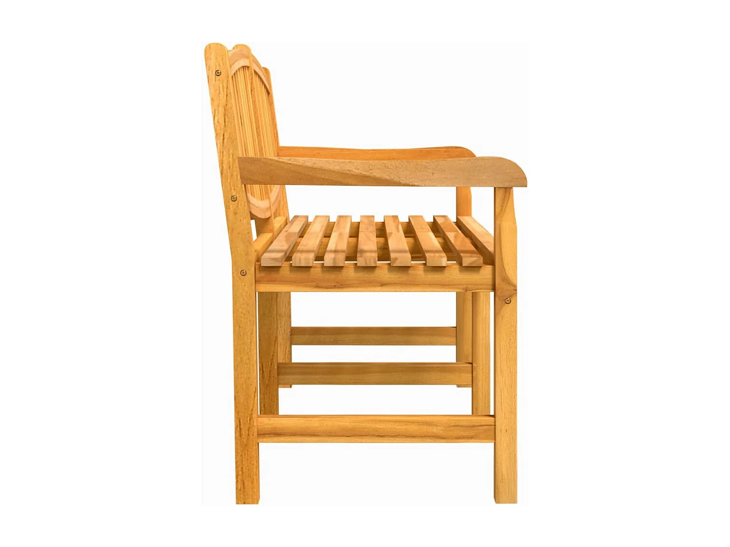 Banc de jardin 149,5x60x90 cm bois de teck solide