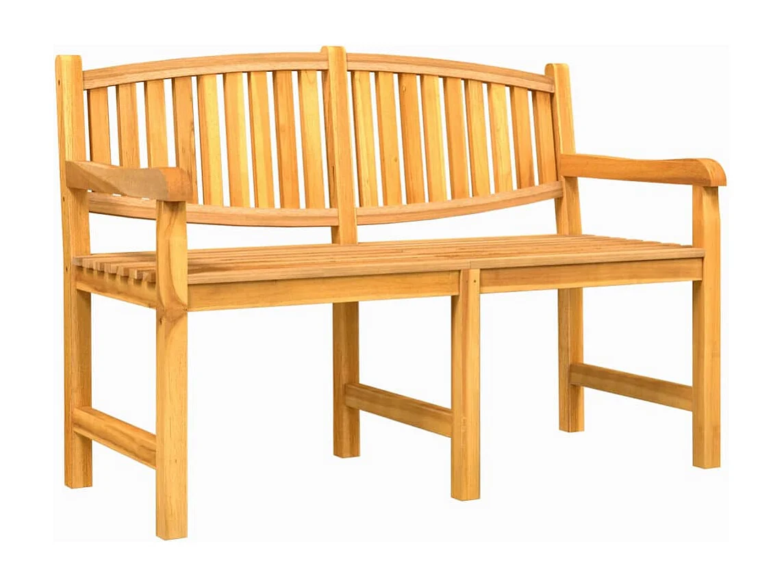 Banc de jardin 149,5x60x90 cm bois de teck solide