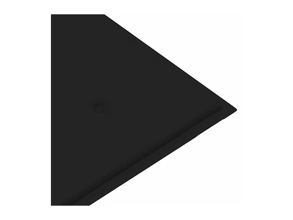 Banco de jardín 2 plazas madera maciza eucalipto y cojín 120 cm