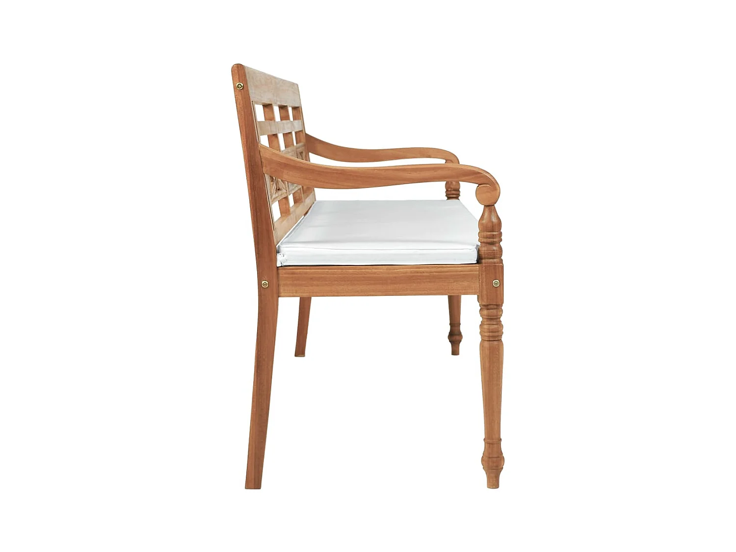 Banc Batavia avec coussin 150 cm Teck