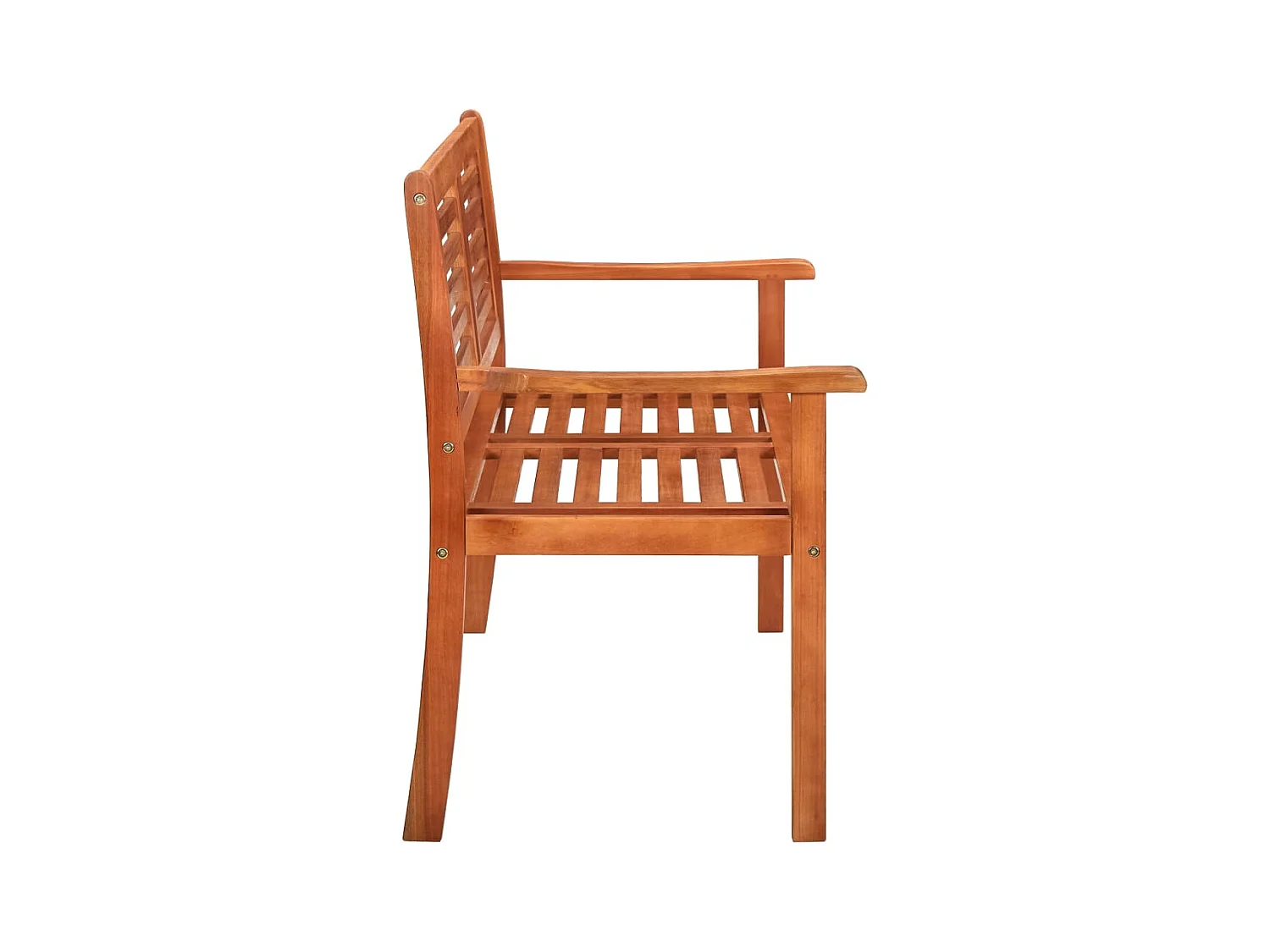 Banco de jardim 2 lugares com almofadão 120 cm eucalipto maciço