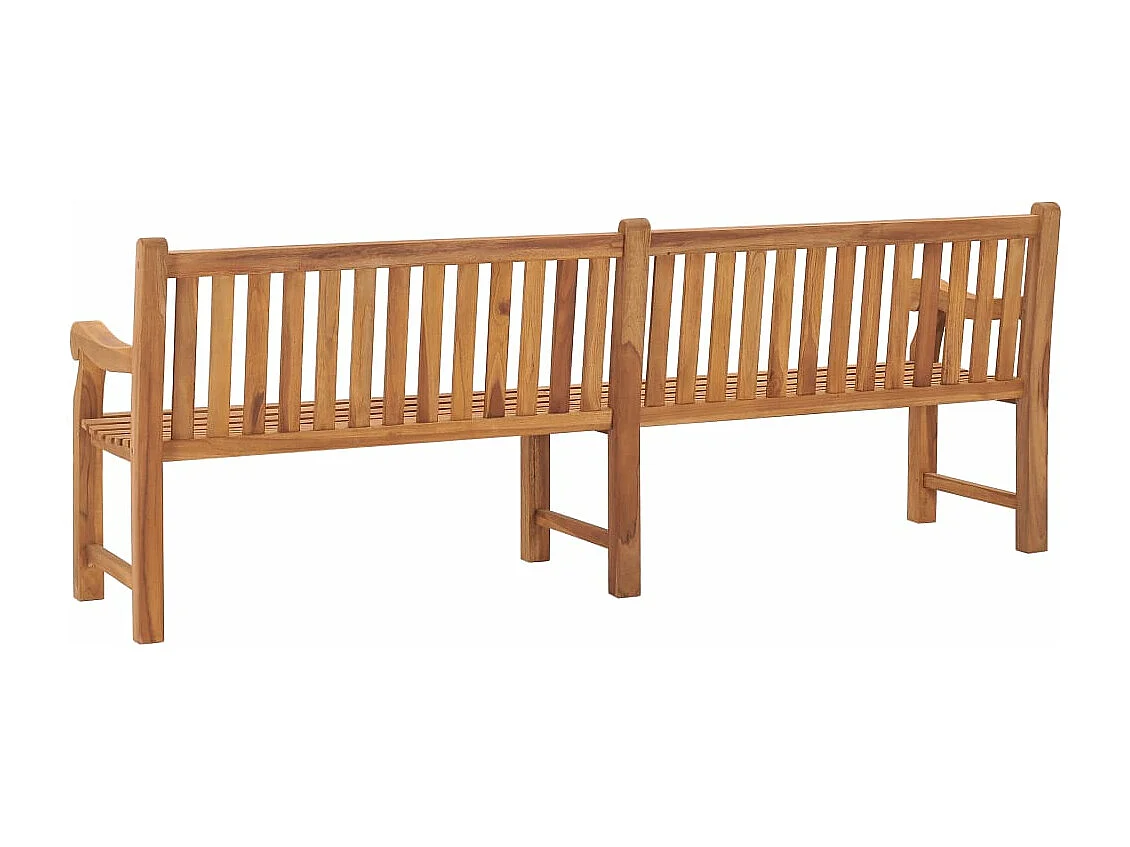 Banc de jardin 228 cm Bois de teck solide