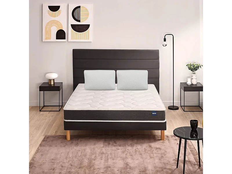 Pack Matelas King Size Bultex Regular 200x200 + 2 Oreillers Bultex Soft Touch Offerts