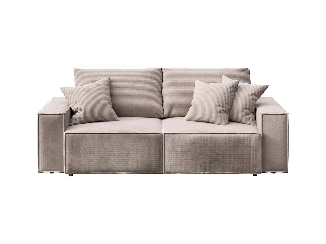 Canapé-lit de 3 places Melow beige