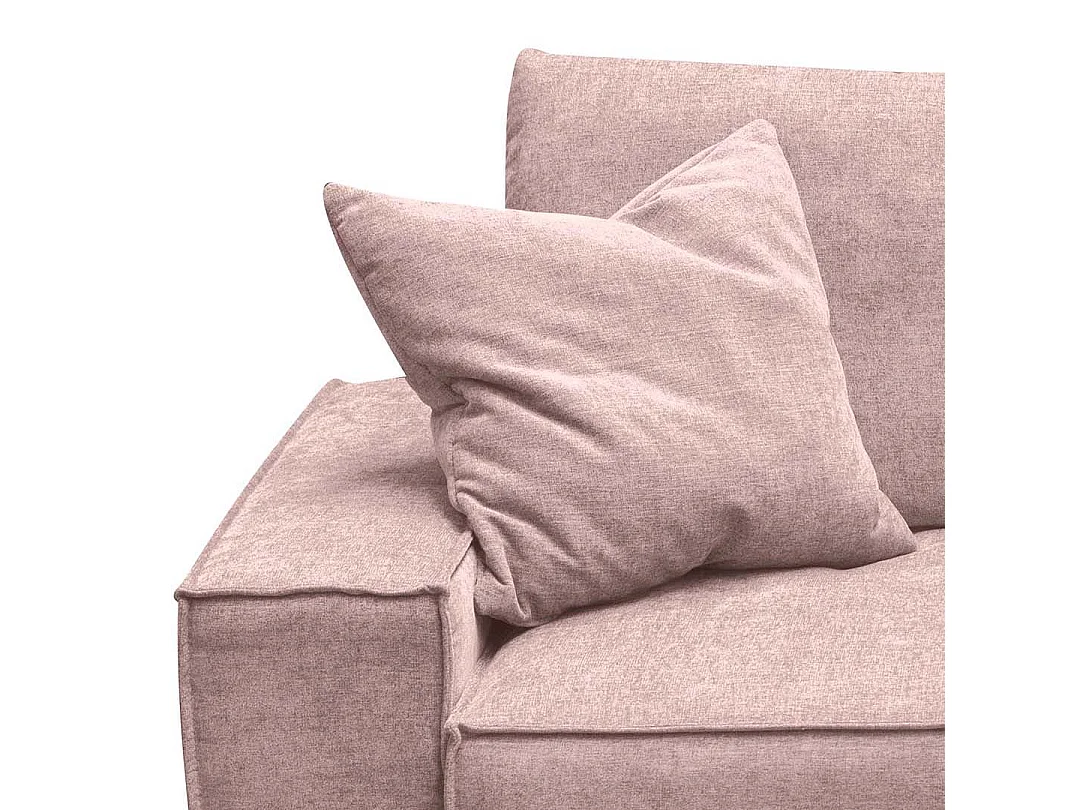 Canapé-lit de 3 places Melow Rose pastel