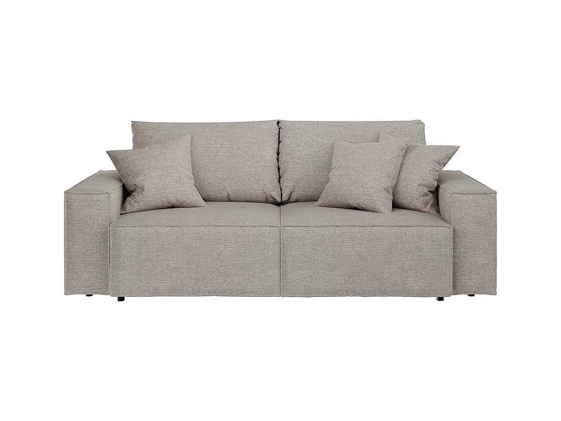 Canapé-lit de 3 places Melow Gris clair