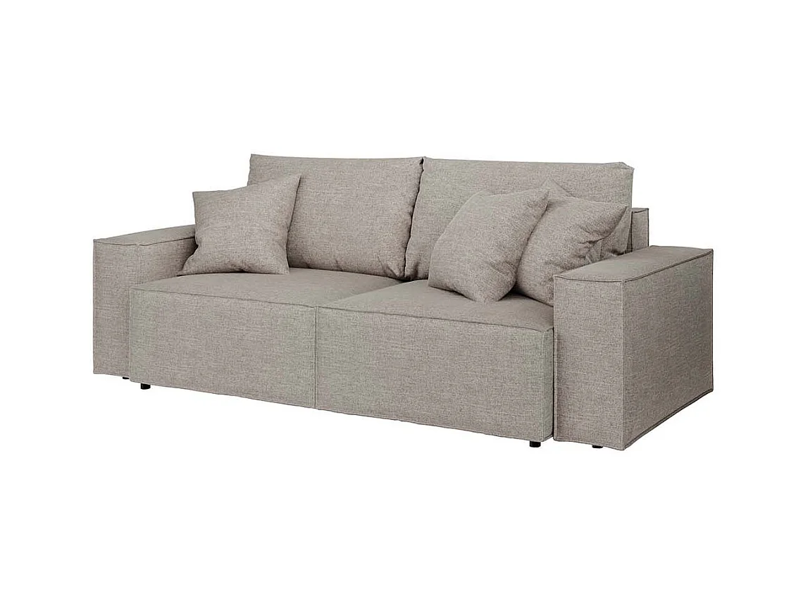 Canapé-lit de 3 places Melow Gris clair