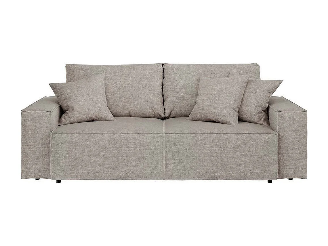 Canapé-lit de 3 places Melow Gris clair