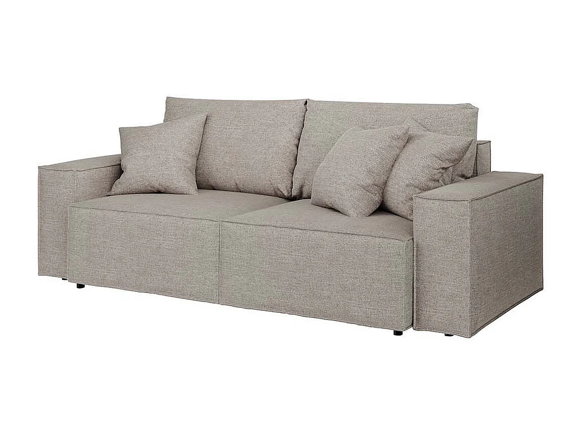 Canapé-lit de 3 places Melow Gris clair