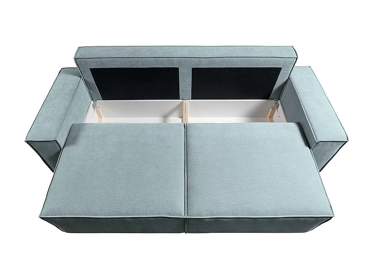 Canapé-lit de 3 places Melow Bleu clair