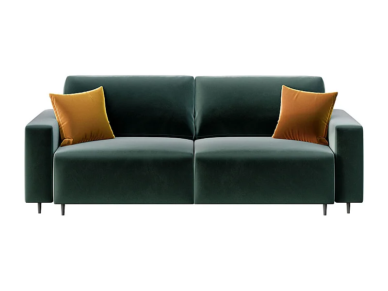 Canapé-lit de 3 places Hesto Vert foncé