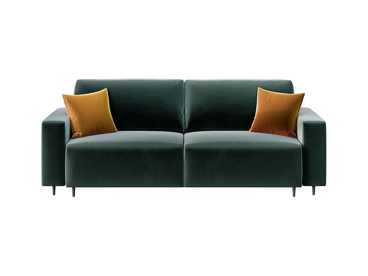 Canapé-lit de 3 places Hesto Vert foncé