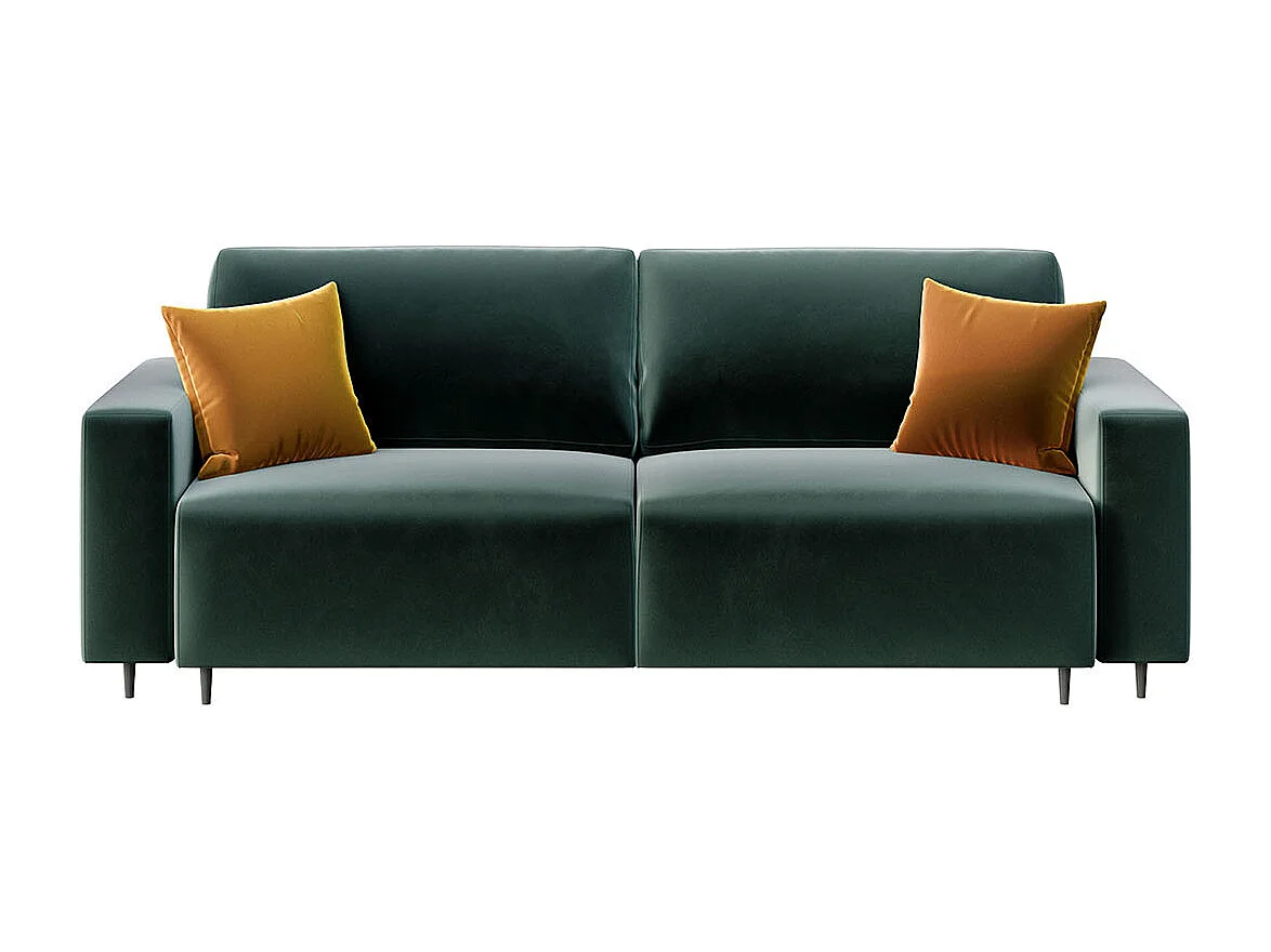 Canapé-lit de 3 places Hesto Vert foncé
