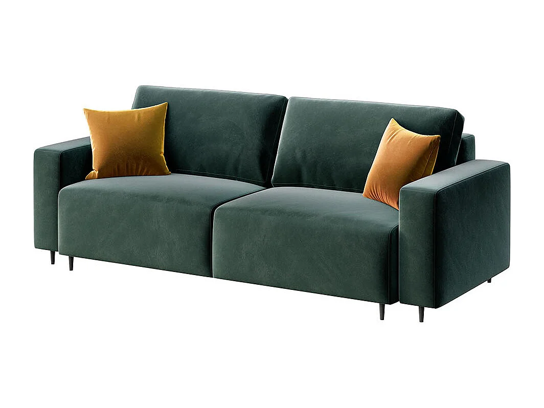 Canapé-lit de 3 places Hesto Vert foncé