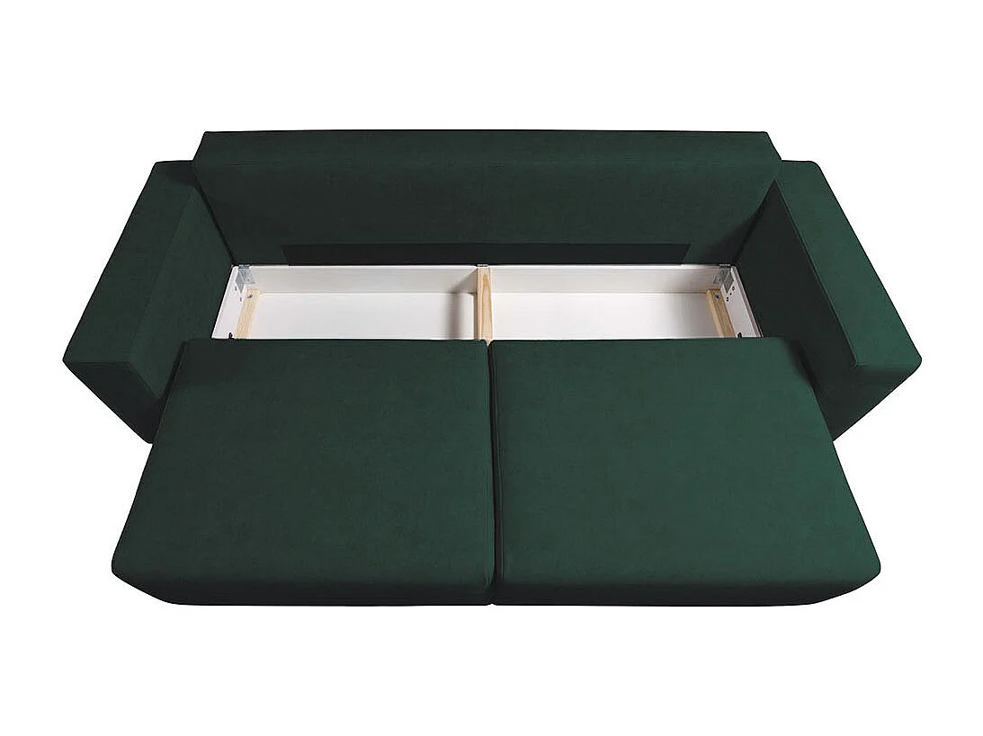 Canapé-lit de 3 places Hesto Vert foncé