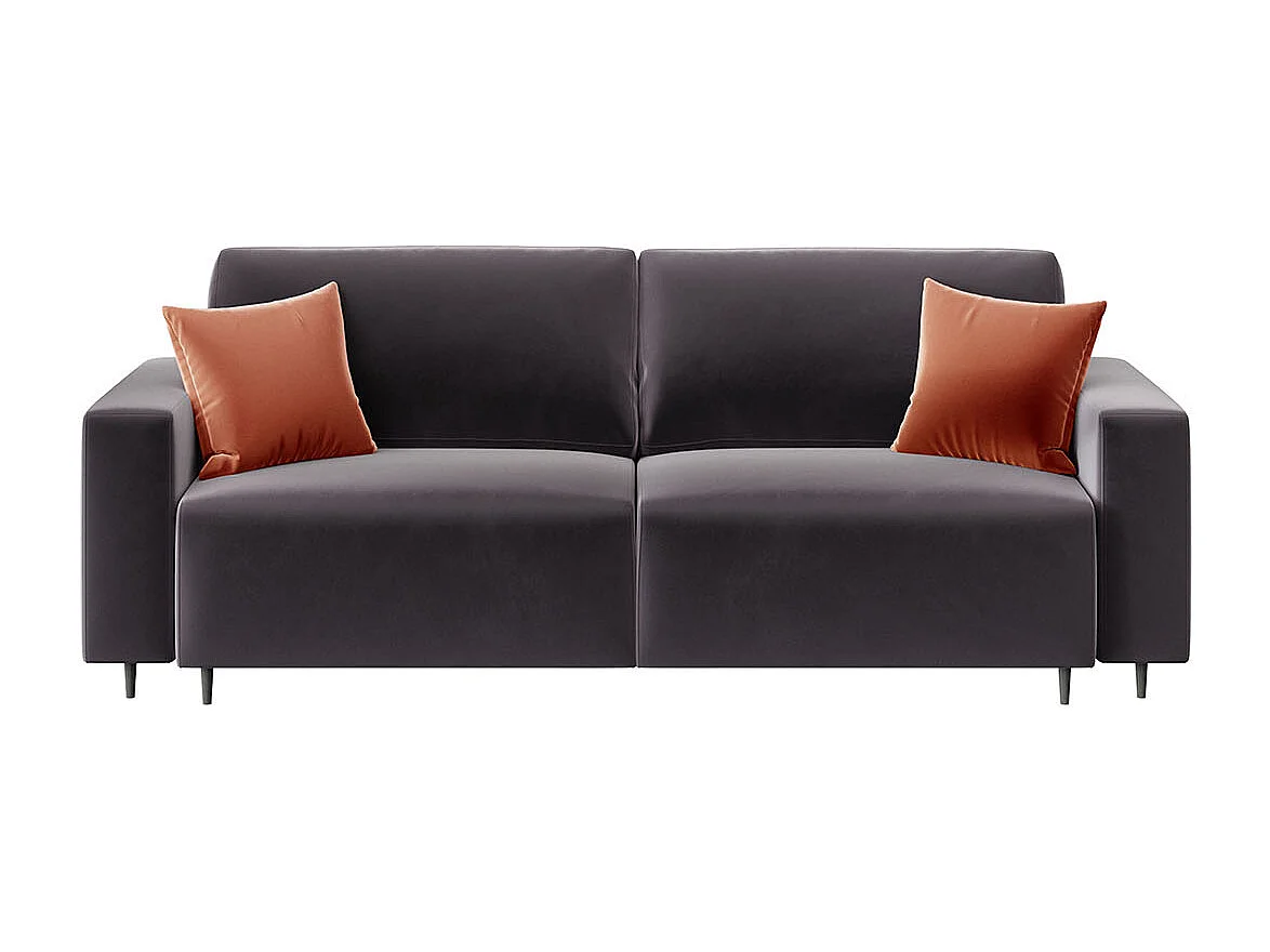 Canapé-lit de 3 places Hesto anthracite