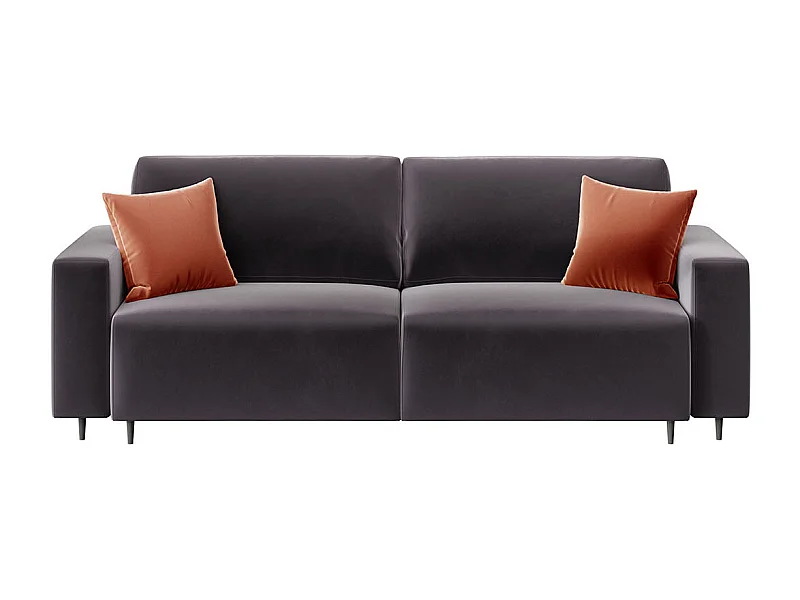 Canapé-lit de 3 places Hesto anthracite