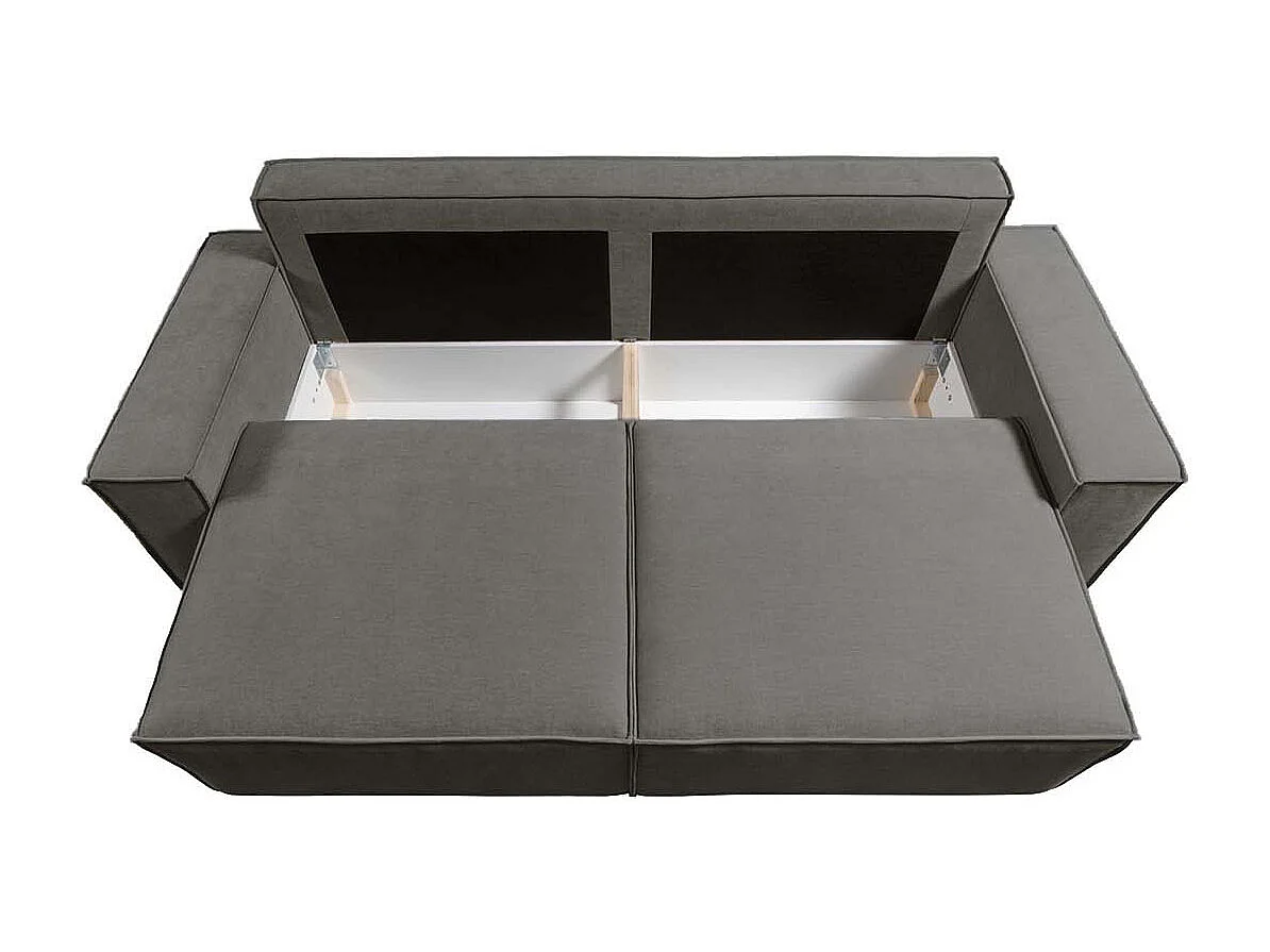 Canapé-lit de 3 places Melow Gris