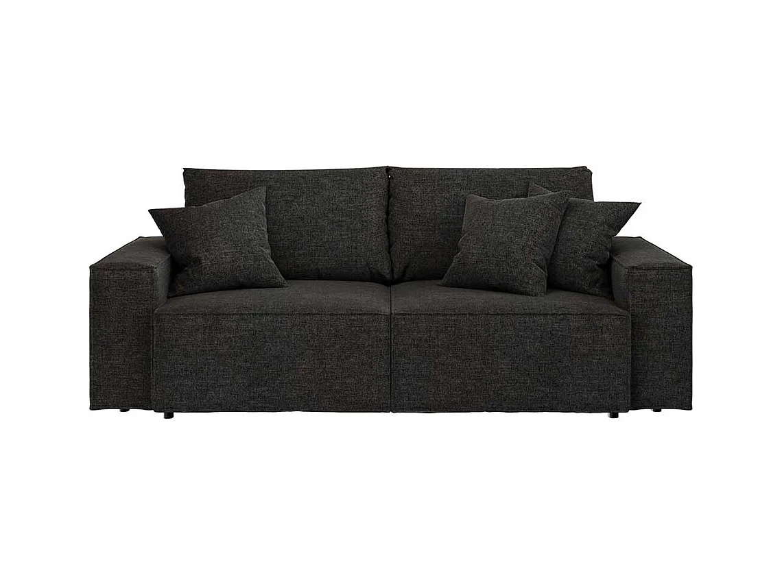 Canapé-lit de 3 places Melow anthracite