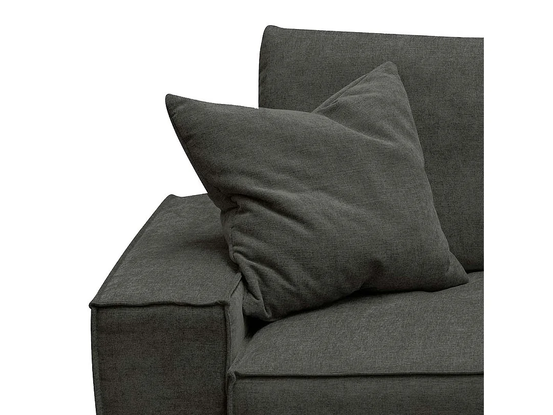 Canapé-lit de 3 places Melow anthracite