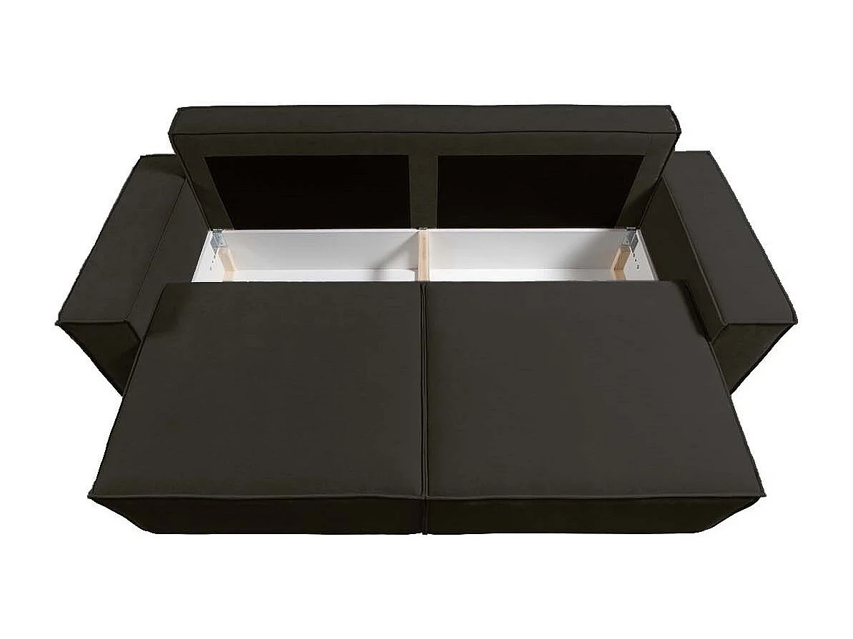 Canapé-lit de 3 places Melow anthracite