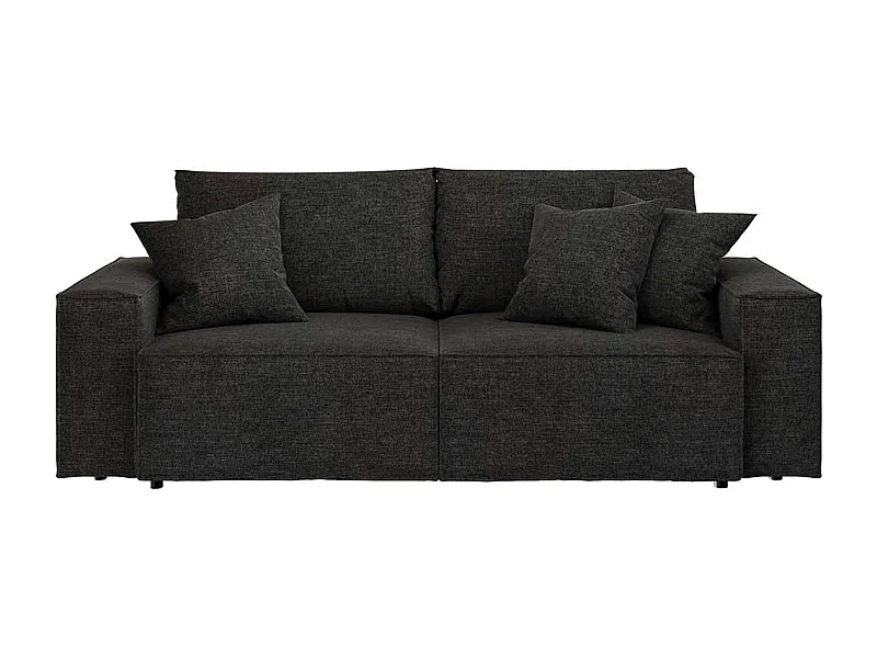 Canapé-lit de 3 places Melow anthracite